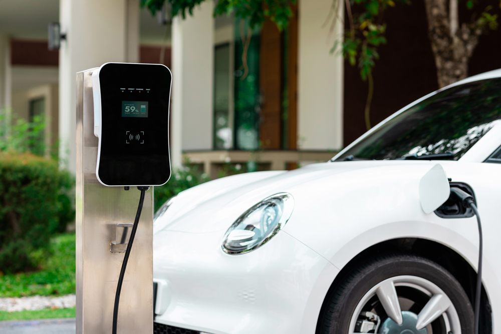 home electric vehicle charging station